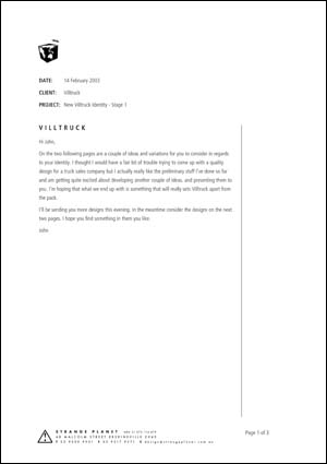 Stage one document