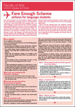 Fare Enough application form PDF
